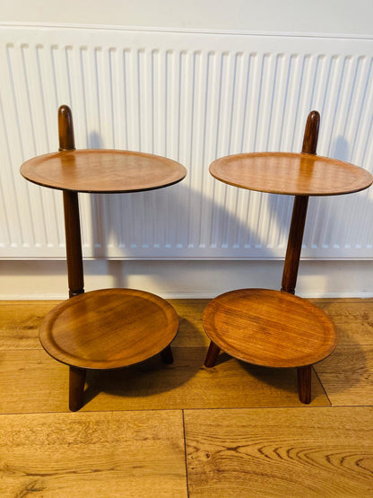 Vintage Danish Oak Side Tables from Edmund Jørgensen, 1950s