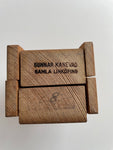 Gunnar Kanevad Gamla Linkoping wooden figures - Mid Century Modern