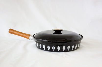 Cathrineholm Frying Pan - NEW OLD STOCK - Black /  White  super rare