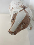 David Sharp Ceramic Badger figure White & brown