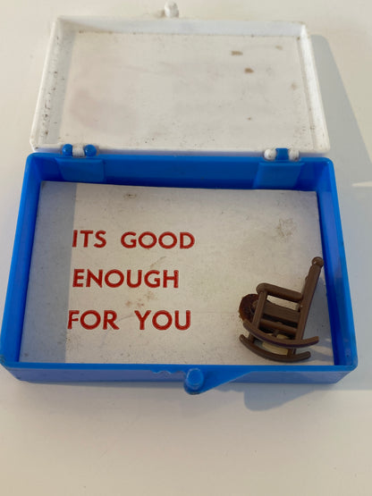 Its Good Enough for the President JFK Little Rocking Chair in Novelty Case