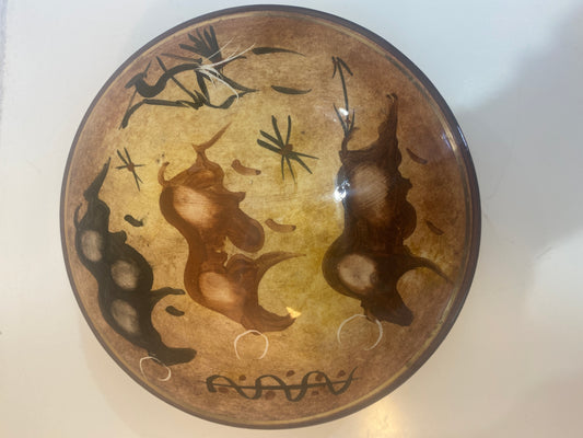 Mid Century Bowl  and lid
