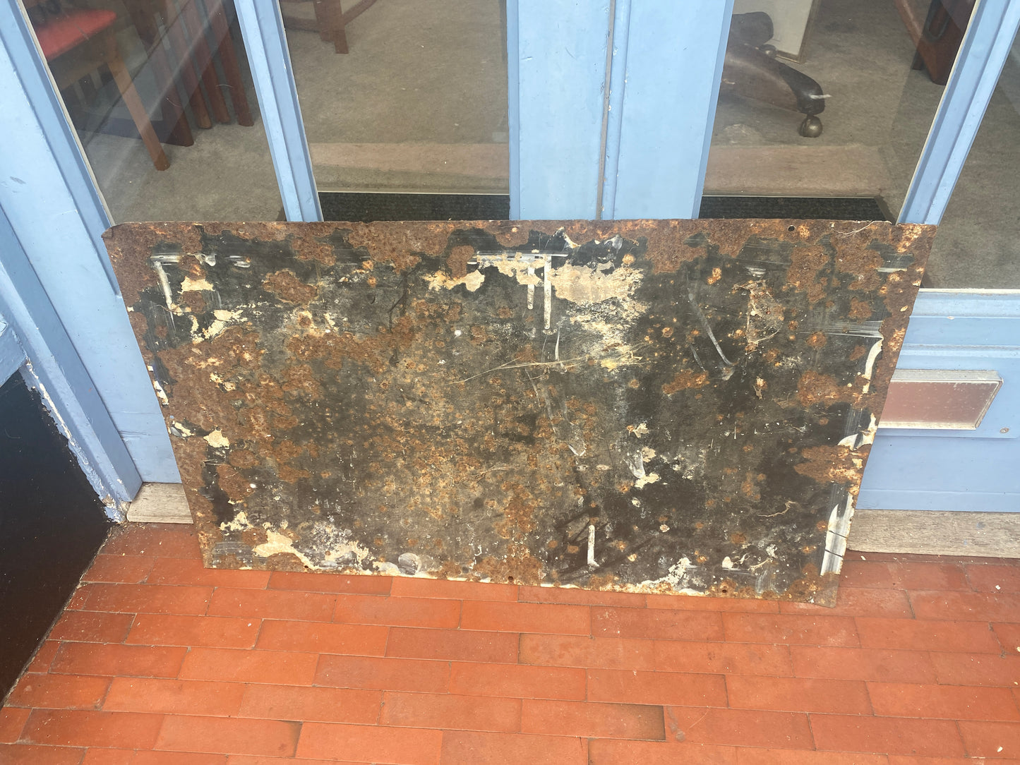 Vintage Electrical Work Enamel Sign: H G Andrews   - Boscombe Hants -  Patina