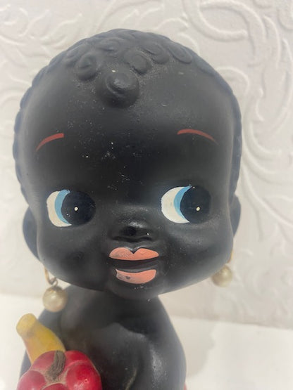 1950s Vintage Bobble Head Money Box – Retro Ceramic Collectible Ornament