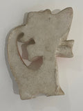 Vintage fairground Plaster cat  possibly  1940 /50s  - Name: Flo