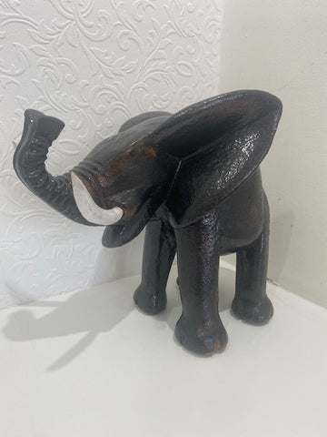 Mid Century Wooden Elephant