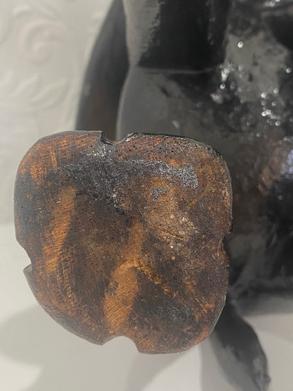 Mid Century Wooden Elephant