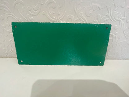 Cast Metal Psychiatric Ward sign