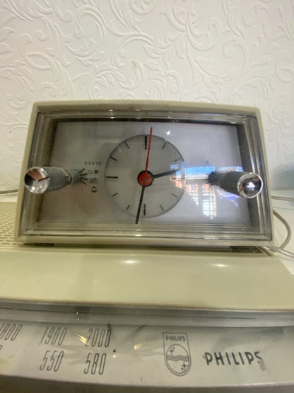 Philips Clock radio - working German  1967