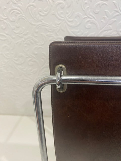 Mid century Durlston Design magazine newspaper rack holder