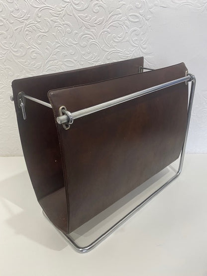 Mid century Durlston Design magazine newspaper rack holder