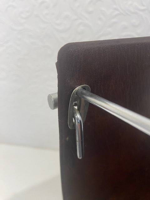 Mid century Durlston Design magazine newspaper rack holder