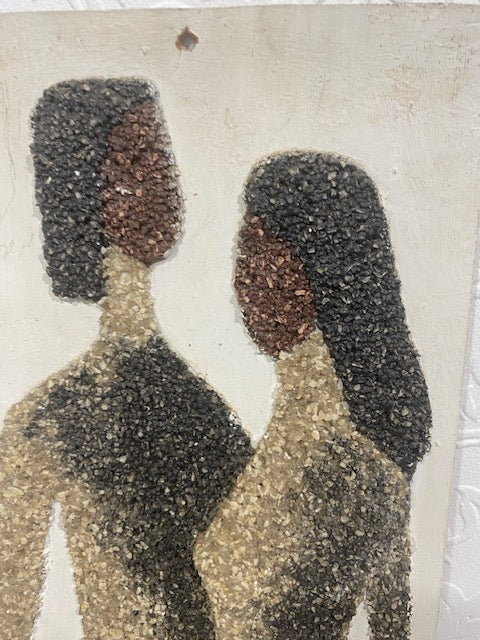 Mid Century Picture of Male & Female - FAB