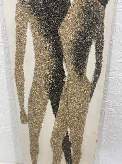 Mid Century Picture of Male & Female - FAB