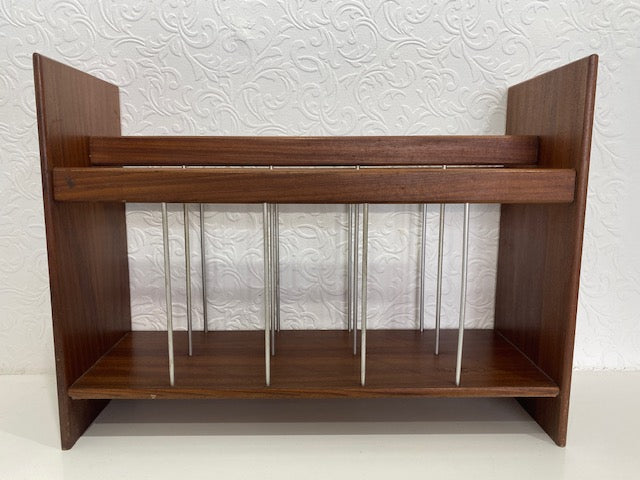 Danish teak Mid Century Modern  magazine rack