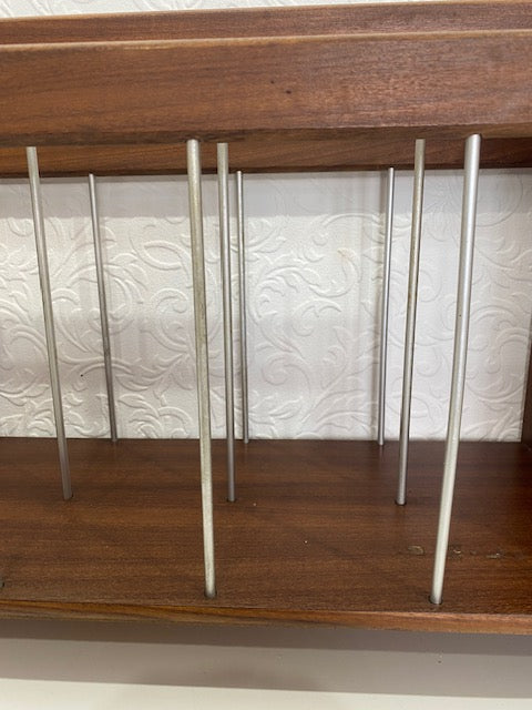 Danish teak Mid Century Modern  magazine rack