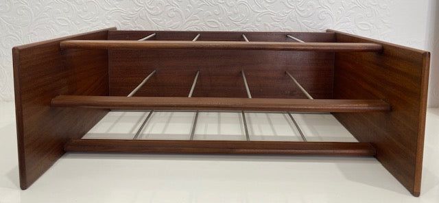 Danish teak Mid Century Modern  magazine rack