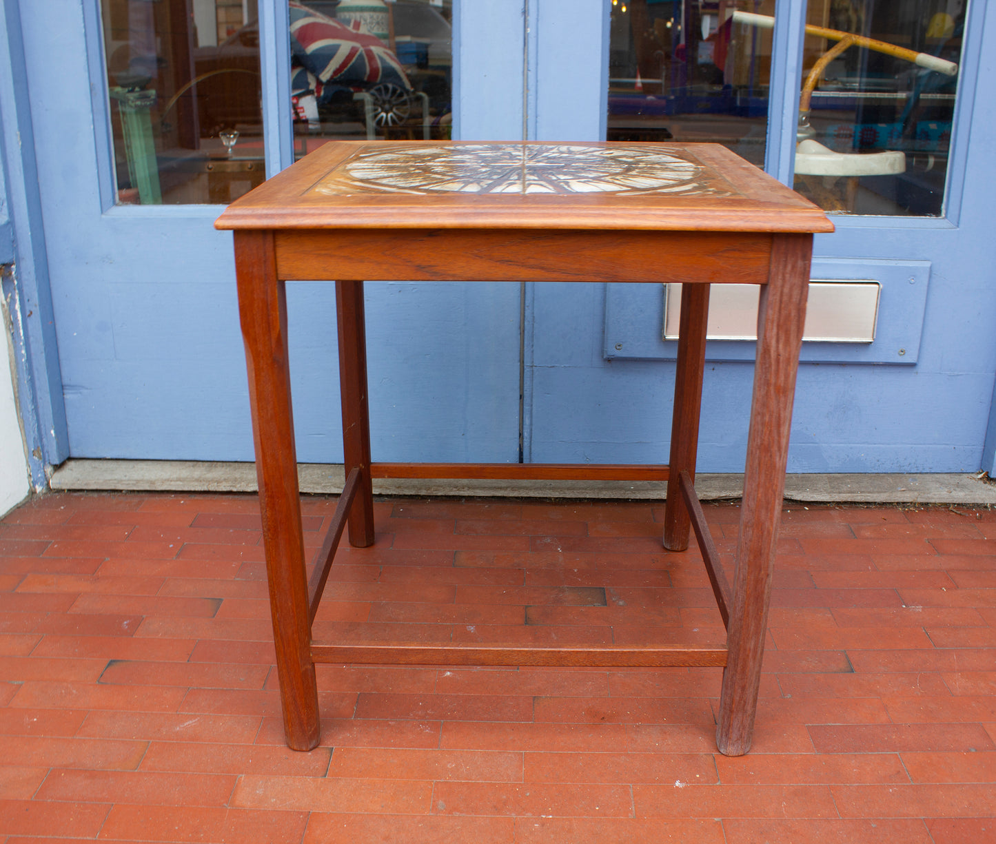 Mid Century  Teak n Tiled  nest of Tables set of 3 Moblerfabrikken Toften