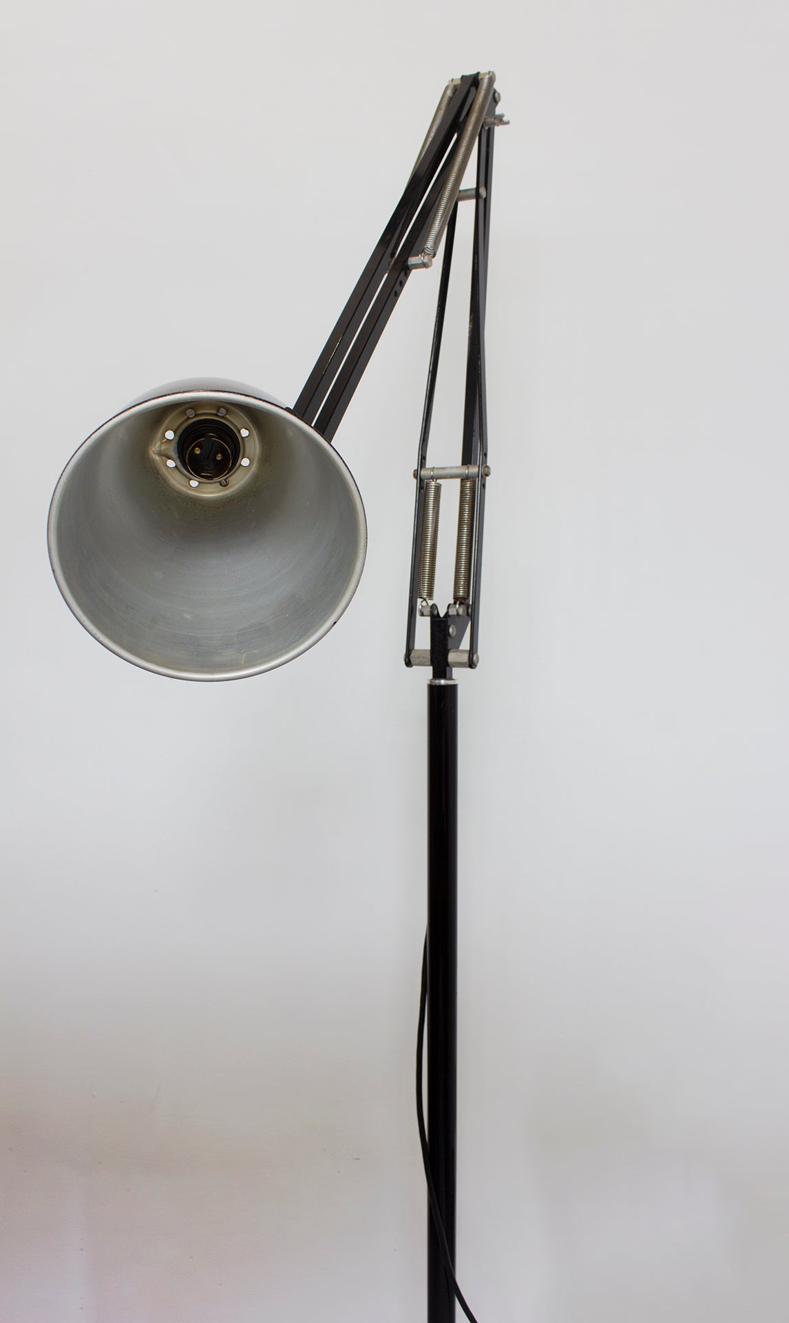 Early Model 1208c Anglepoise Trolley Floor Lamp Manufactured By Herbert Terry & Sons