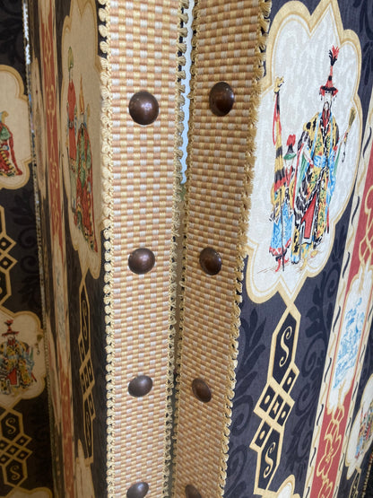 Oriental fabric lounge screen - Stunning ......