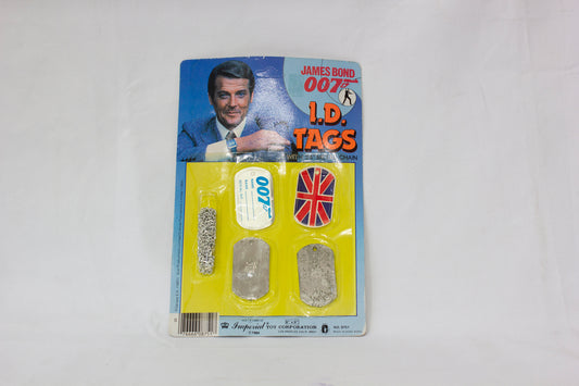 James Bond ID Tags 007  Roger Moore - 80s
