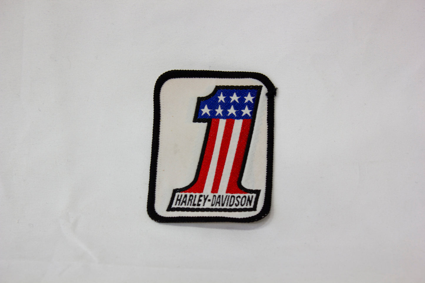 Genuine New Old stock Cotton Harley Davidson Patches 70s