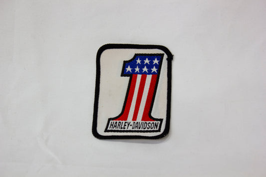 Genuine New Old stock Cotton Harley Davidson Patches 70s