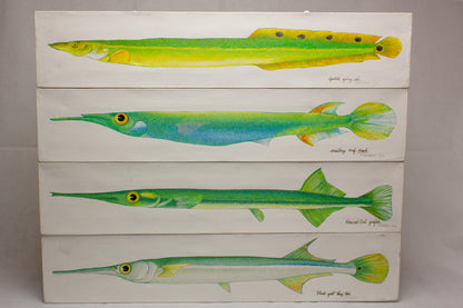 Fishes on Canvas  - charming - vibrant colours modernist