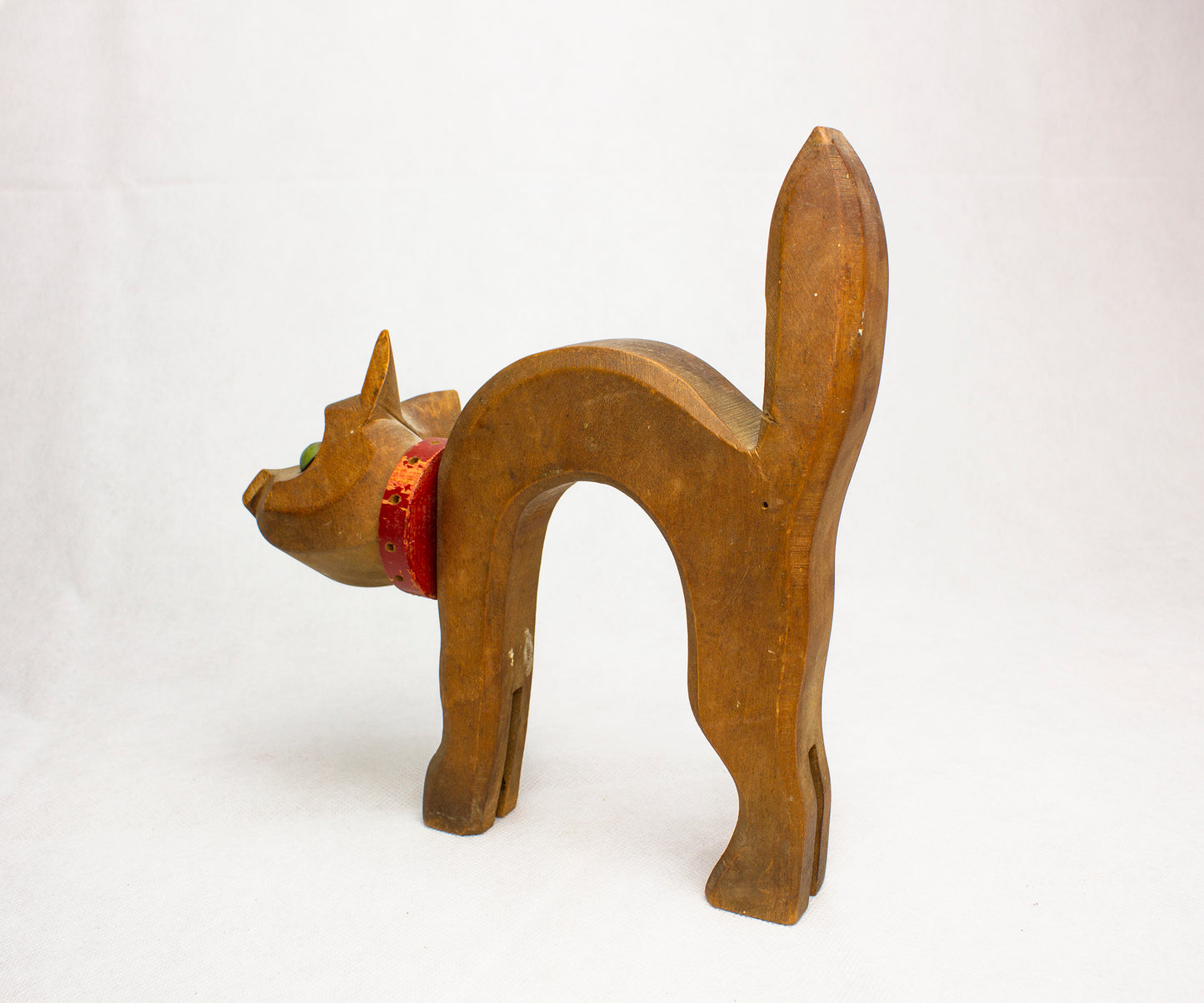 Mid Century Wooden Cat : Name Walter