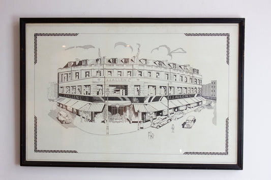 JJ Allen  Department store in Bournemouth Town Centre art deco print 30s