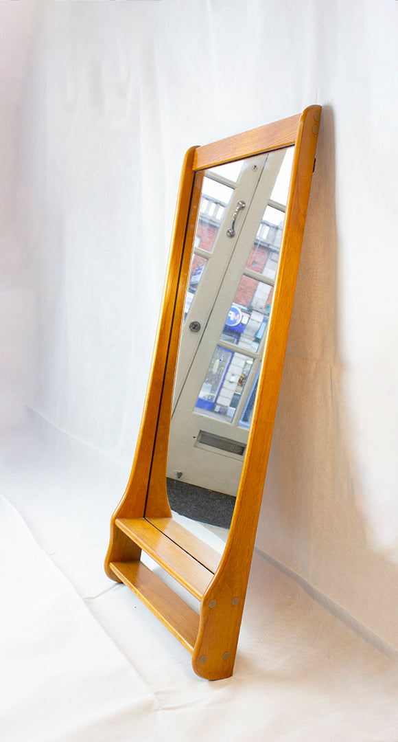 Danish Mid century Mirror  - Teak Super Cute
