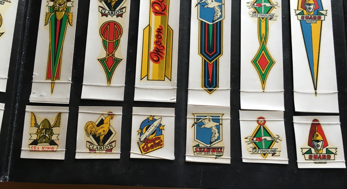 New Old Stock - Bicycle Sticker / Decals Sets (waterslide) 50/60s