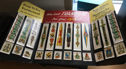 New Old Stock - Bicycle Sticker / Decals Sets (waterslide) 50/60s