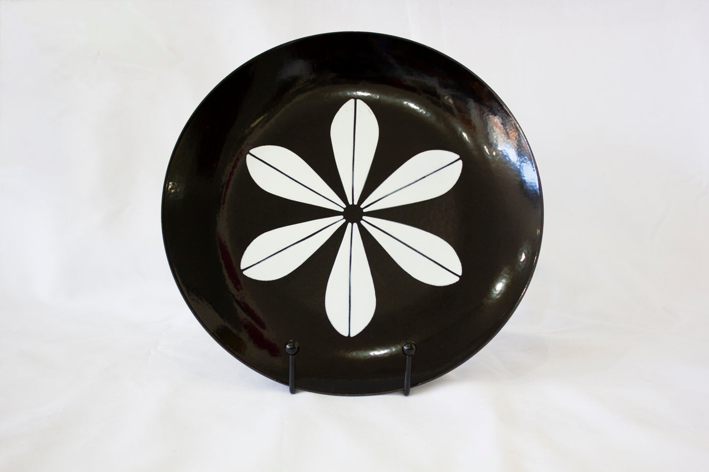Cathrineholm Plates- NEW OLD STOCK Black and White