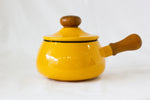 Mid century cooking Pot - wooden handles 60s