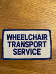 Wheelchair Transport Service Sew On Patch USA