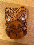 Fab Tiki style wooden wall plaque