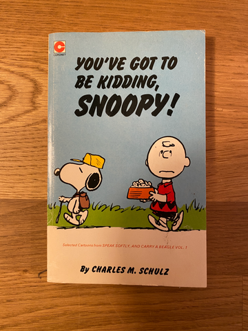 You've got to be kidding Snoopy !