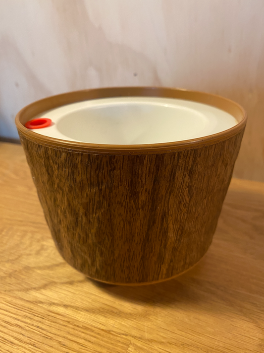 Faux wood Plant pot by Gardenair - 60s