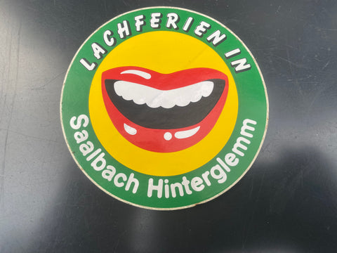 Flemish Belgium Sticker LACHFERIEN IN Saalbach Hinterglemm