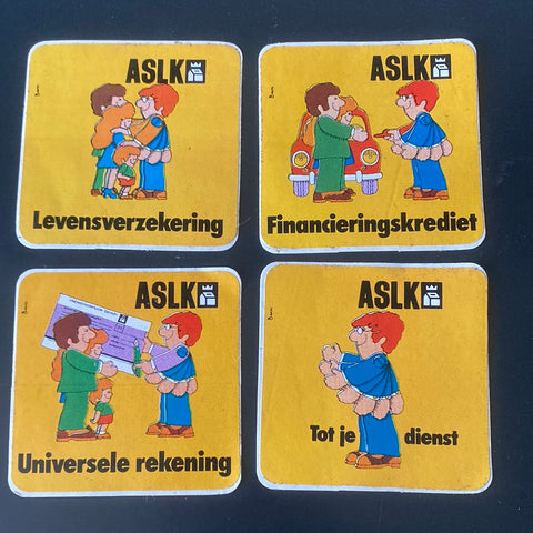 Flemish Belgium Stickers x 4 ASLK