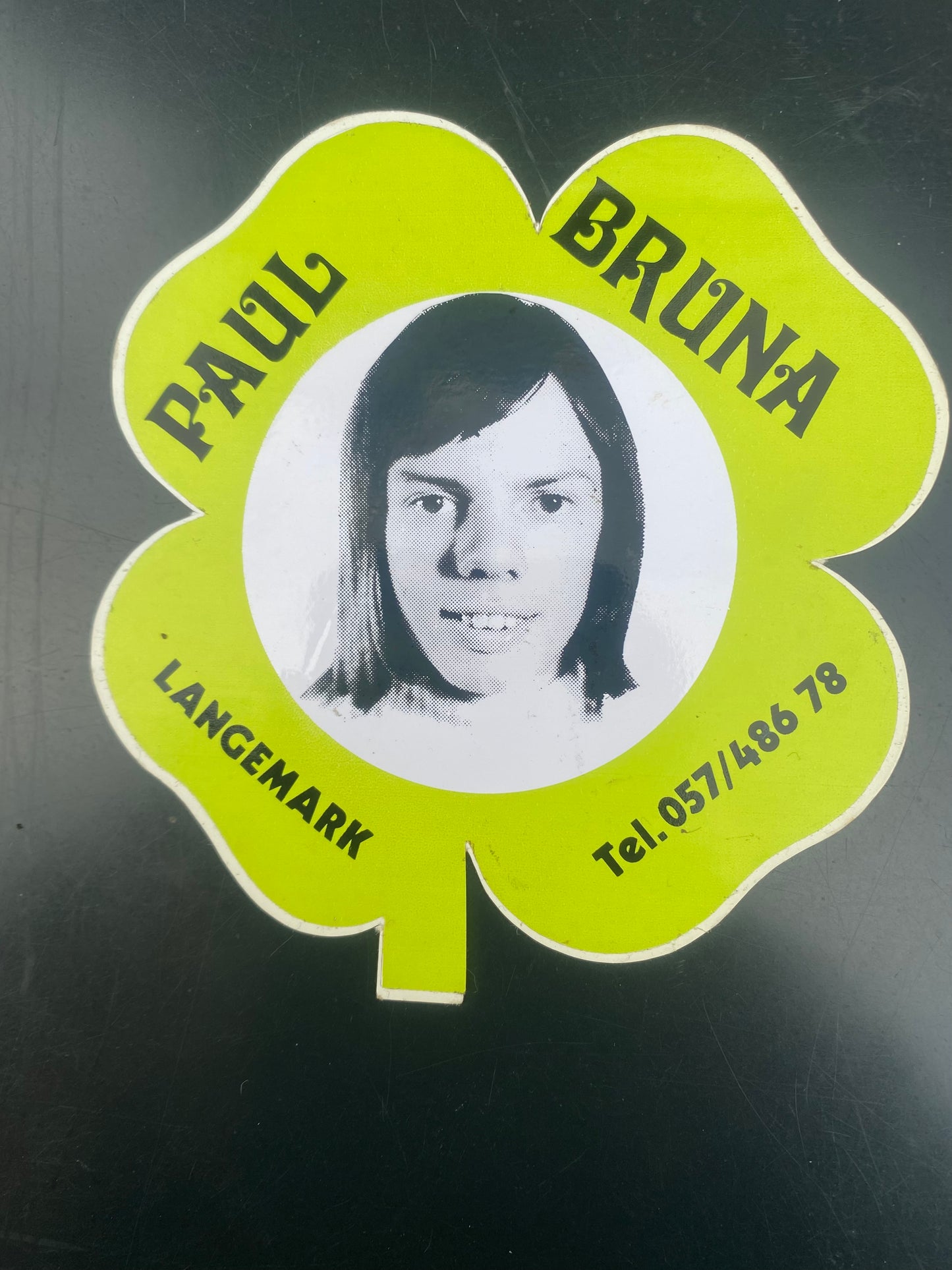 Flemish Belgium Sticker PAUL BRUNA LANGEMARK