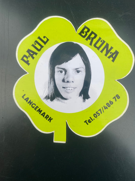 Flemish Belgium Sticker PAUL BRUNA LANGEMARK