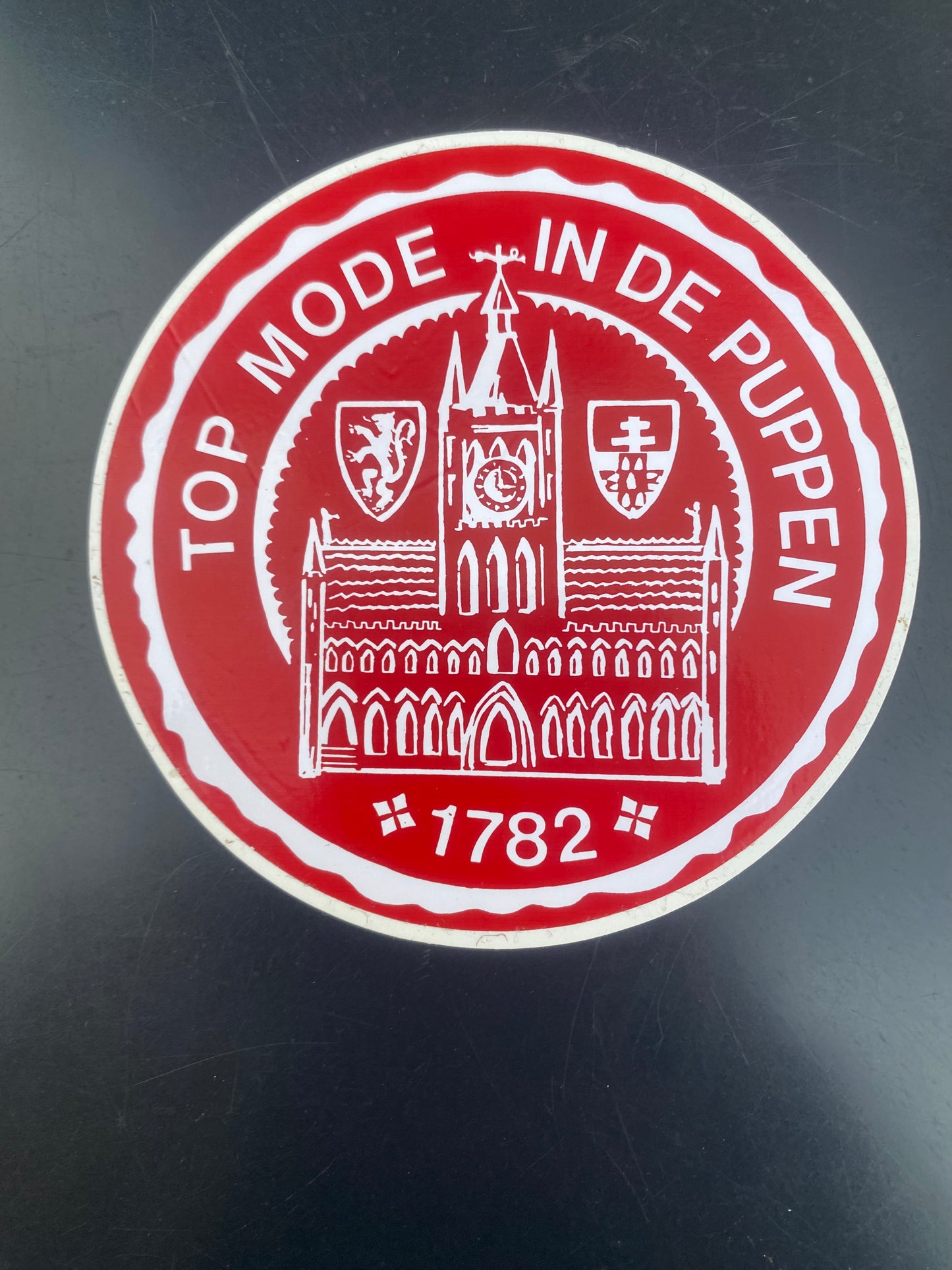 Flemish Belgium Sticker TOP MODE IN DE PUPPEN 1782